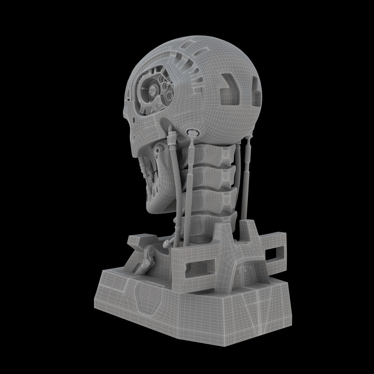 Terminator Genisys T-800 Skull Bust 3D model_13