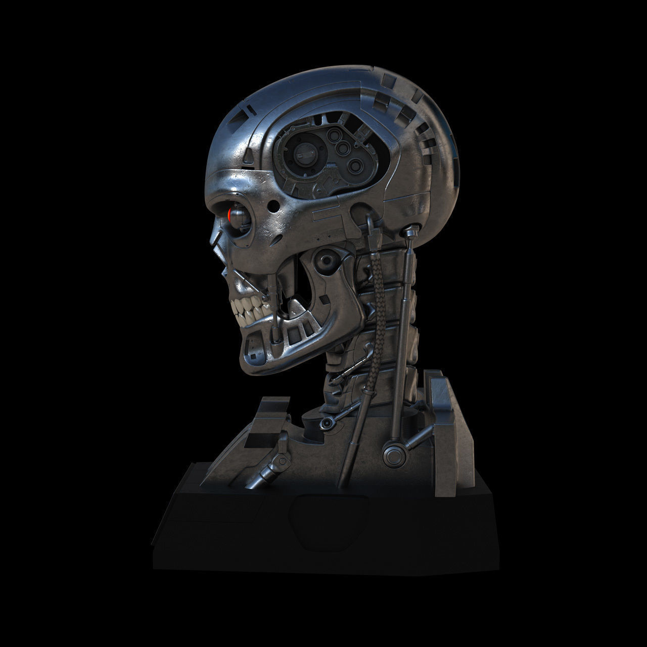 Terminator Genisys T-800 Skull Bust 3D model_6