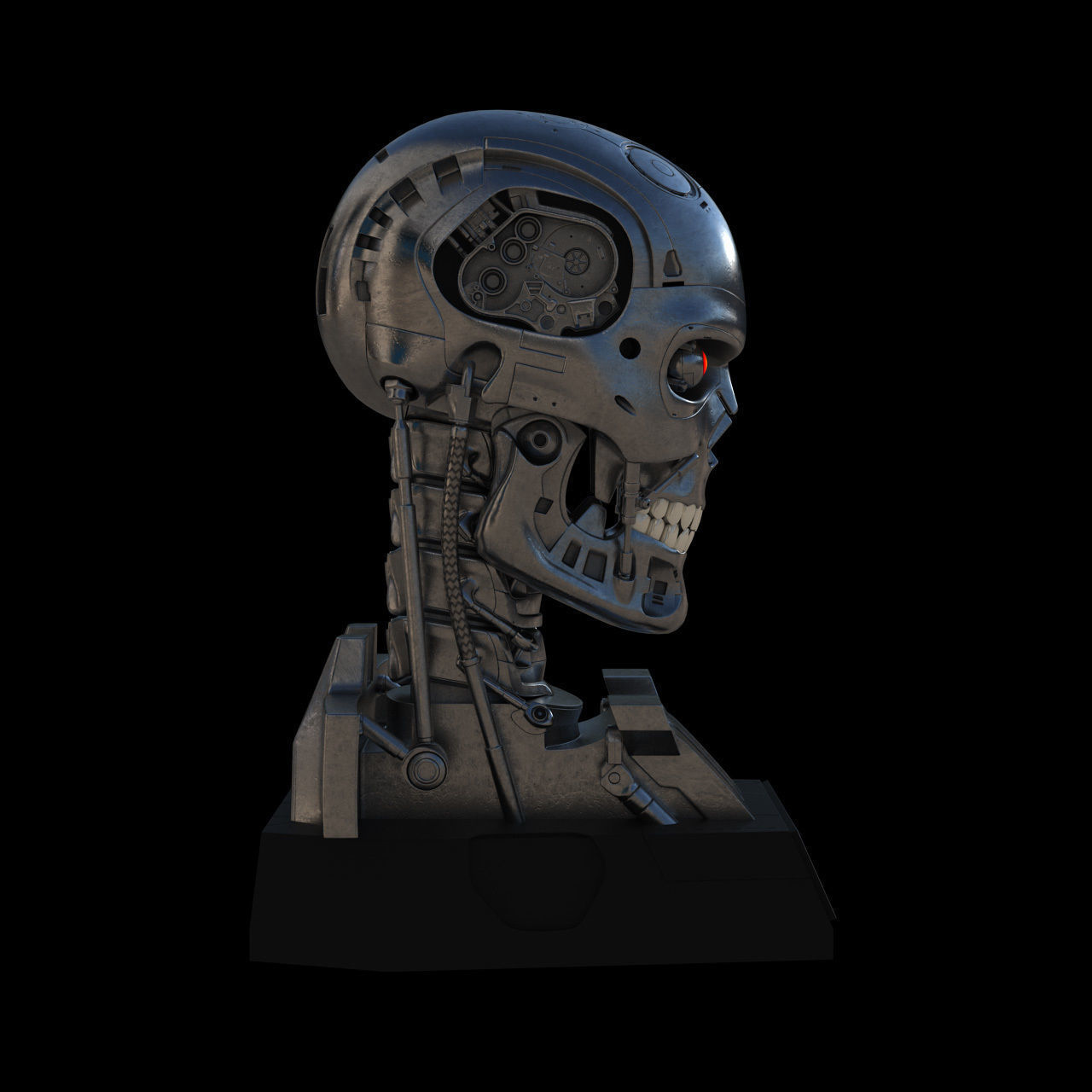 Terminator Genisys T-800 Skull Bust 3D model_2