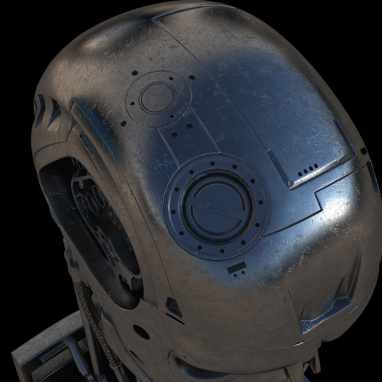 Terminator Genisys T-800 Skull Bust 3D model_19