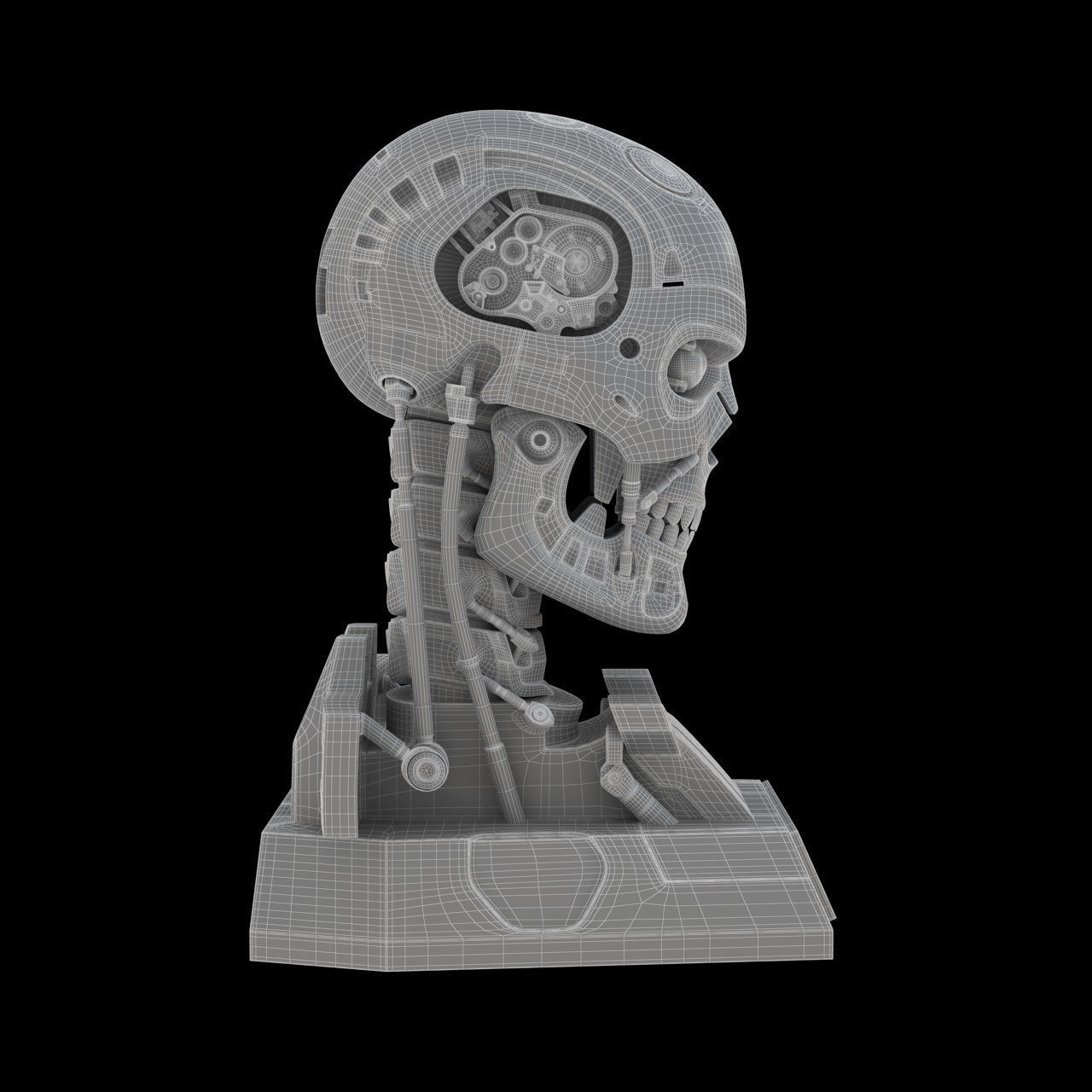 Terminator Genisys T-800 Skull Bust 3D model_10
