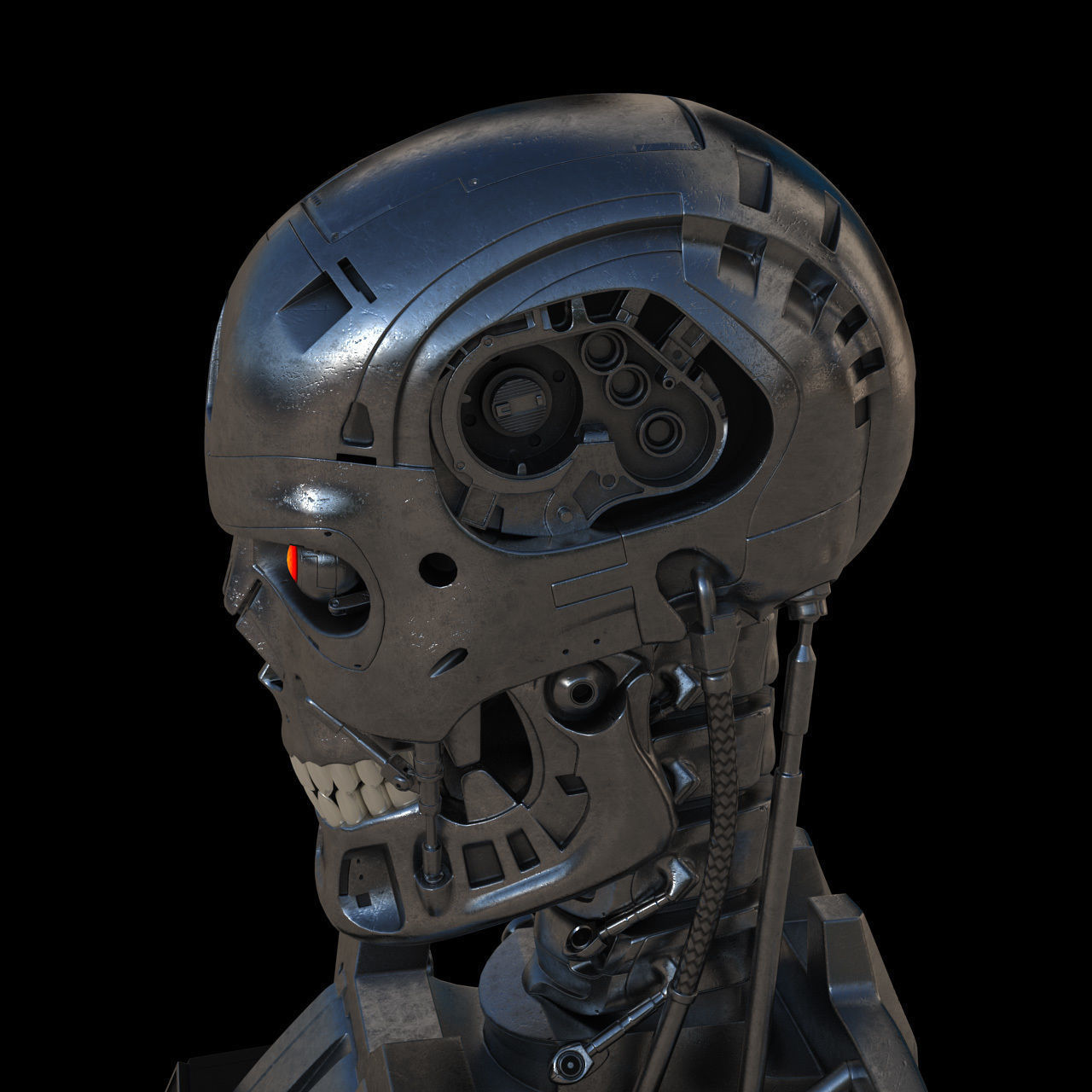 Terminator Genisys T-800 Skull Bust 3D model_18