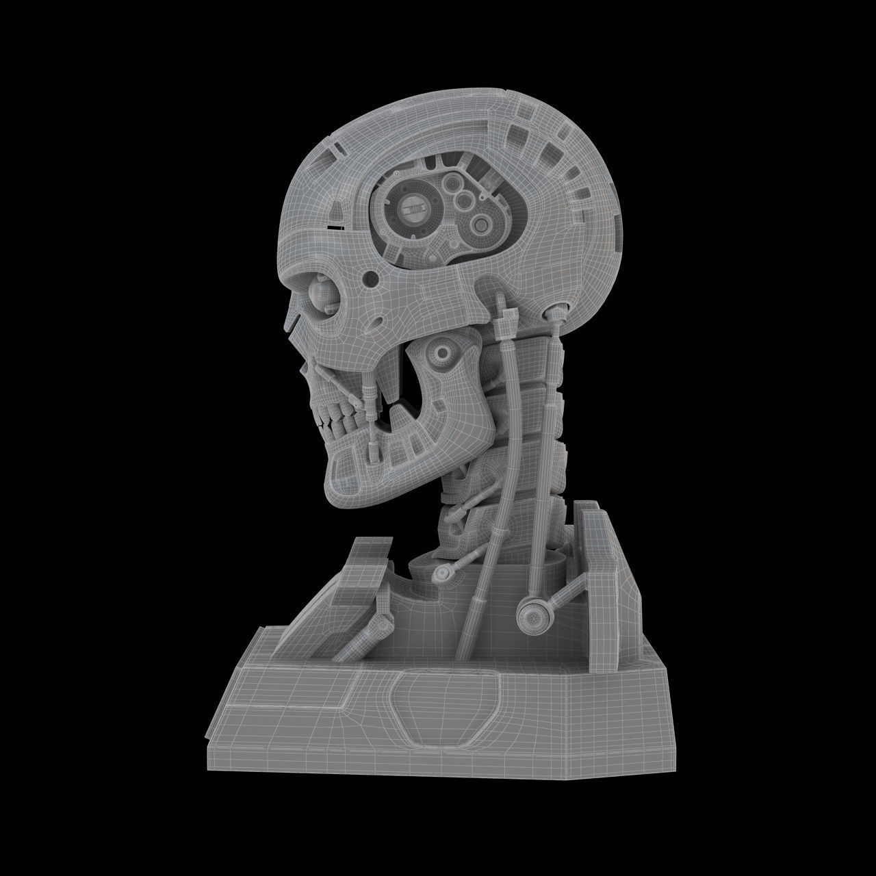 Terminator Genisys T-800 Skull Bust 3D model_14