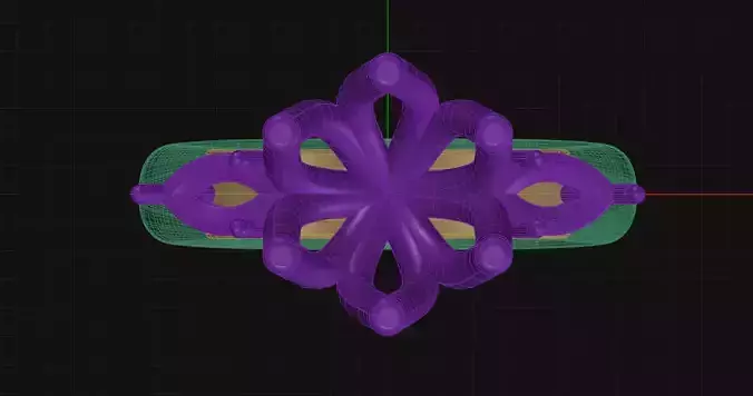 6 Prong Diamond Engagement Ring 3D print model