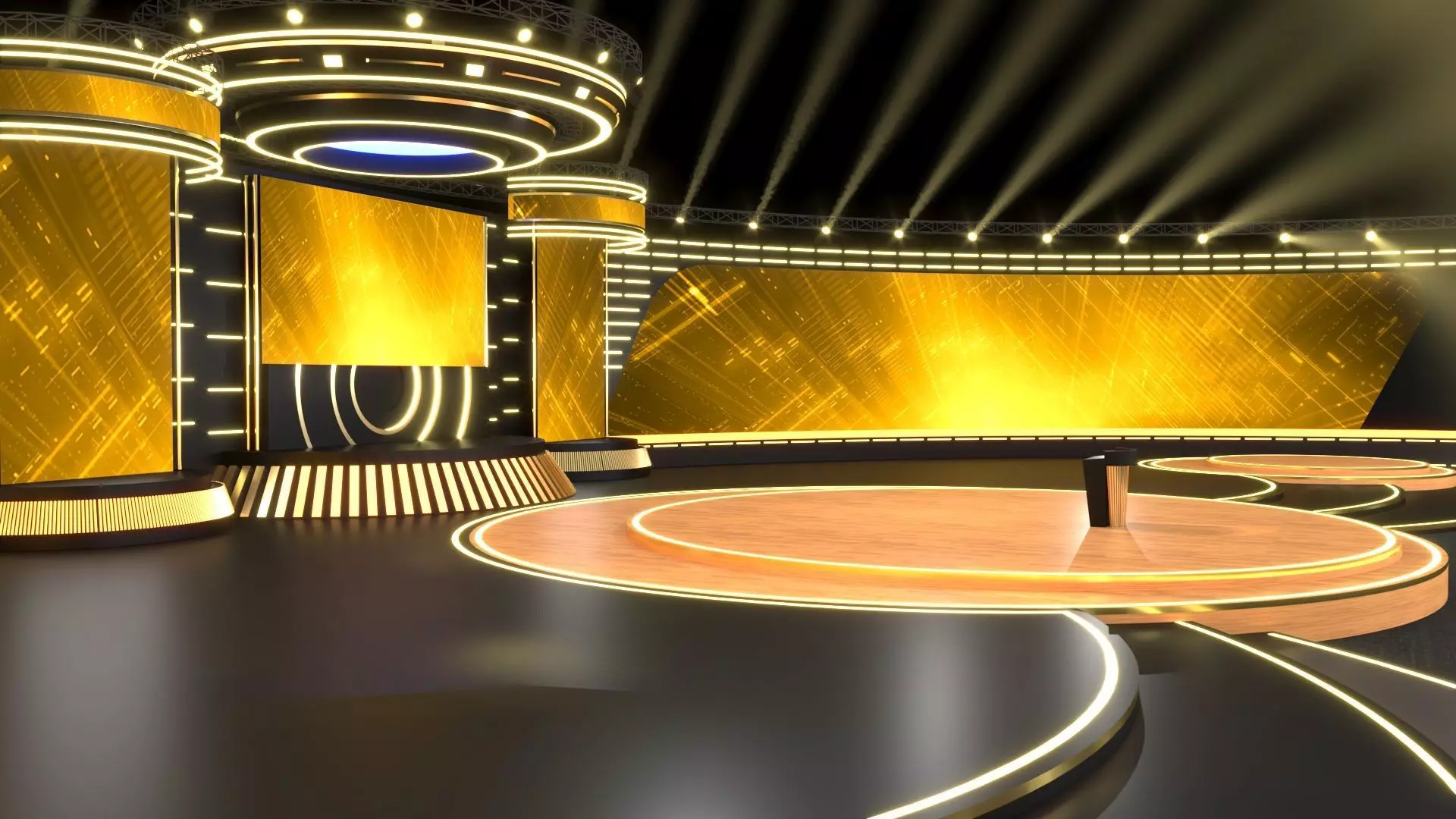 Virtual Stage 3D model_5