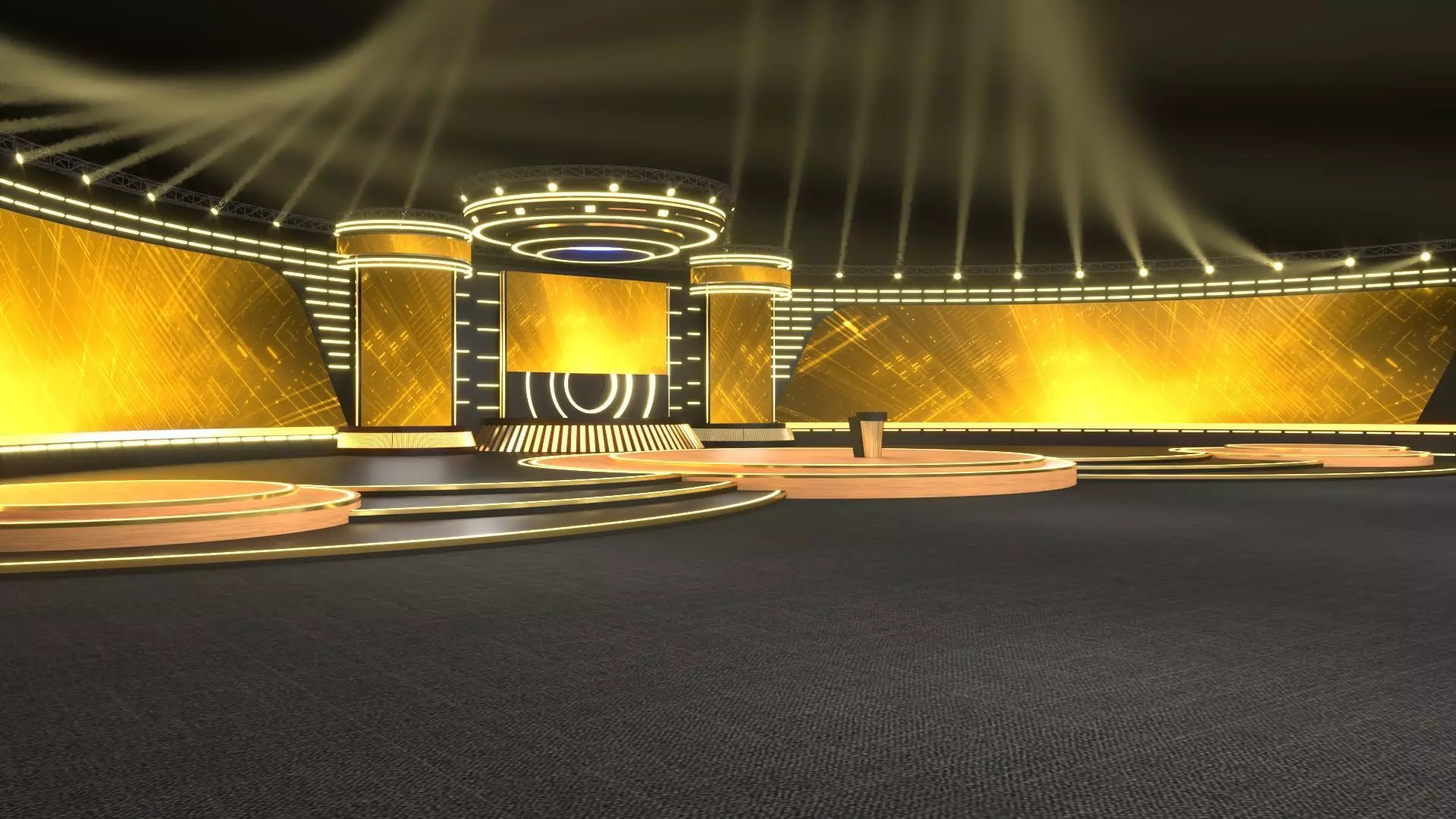 Virtual Stage 3D model_3