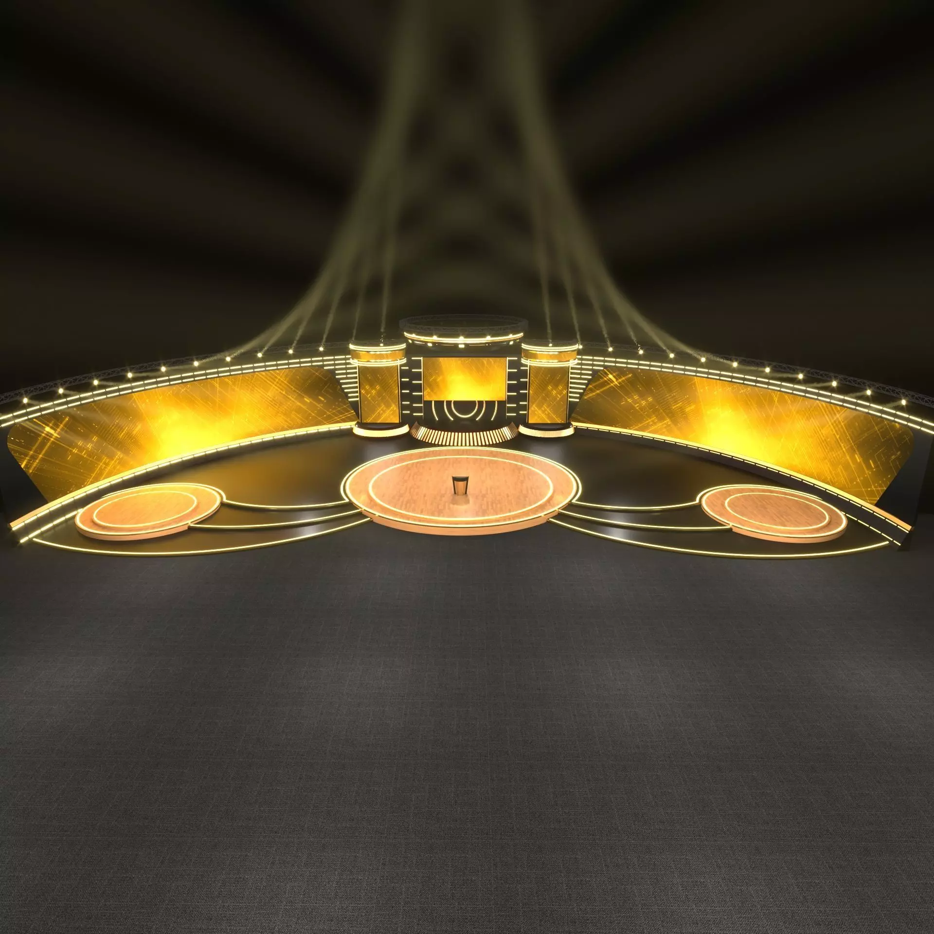 Virtual Stage 3D model_0