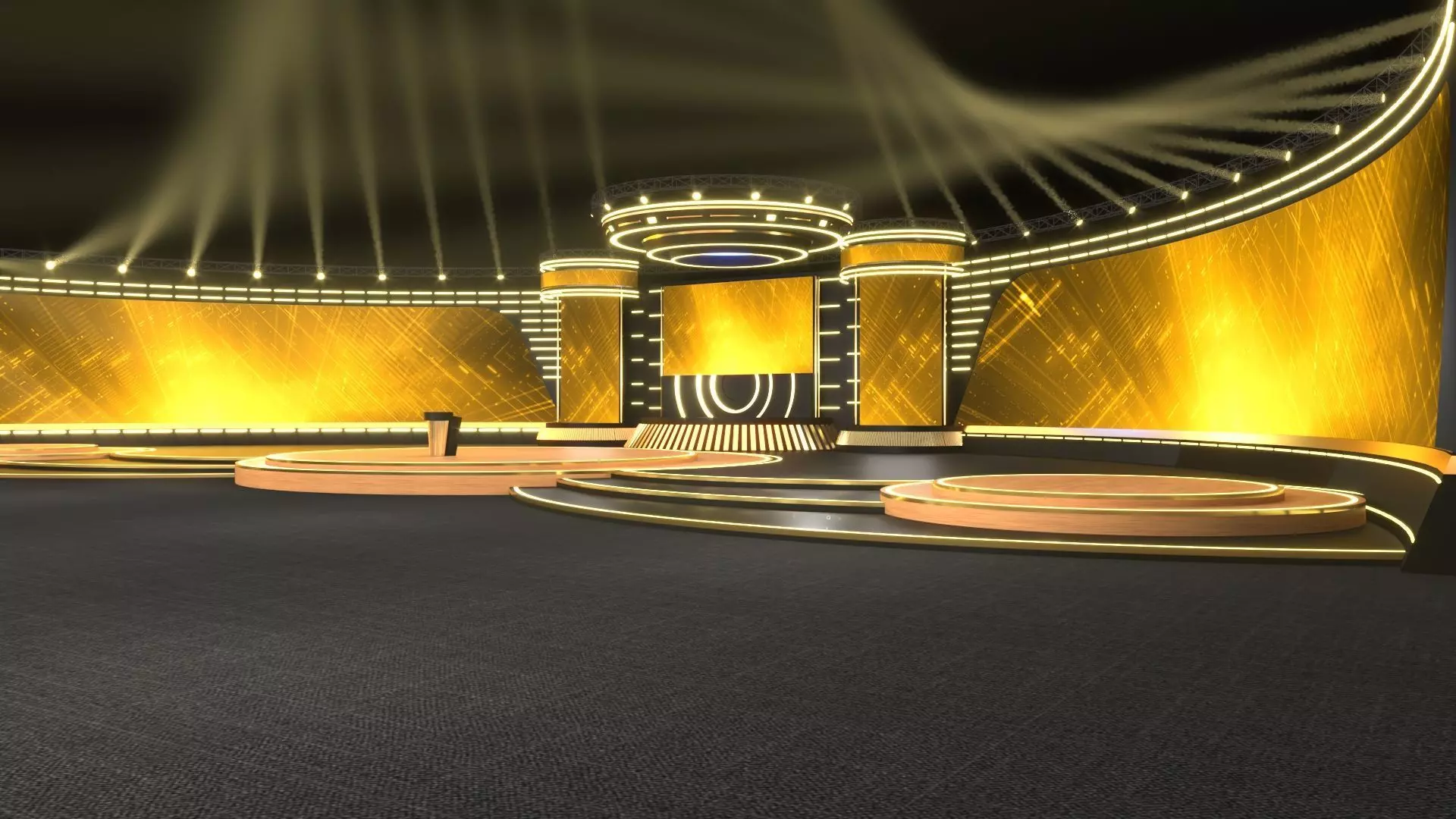 Virtual Stage 3D model_4