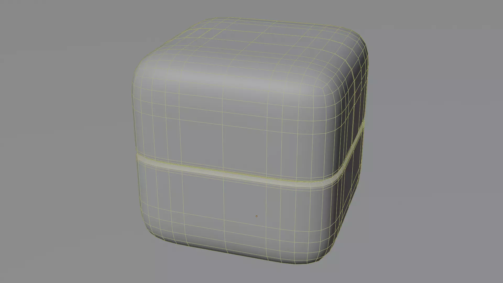 Aluminium Square Tin can Low-poly 3D model_9