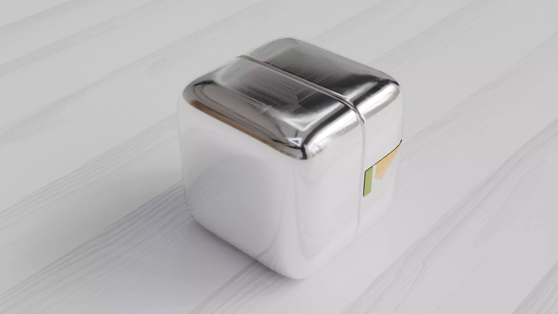 Aluminium Square Tin can Low-poly 3D model_6