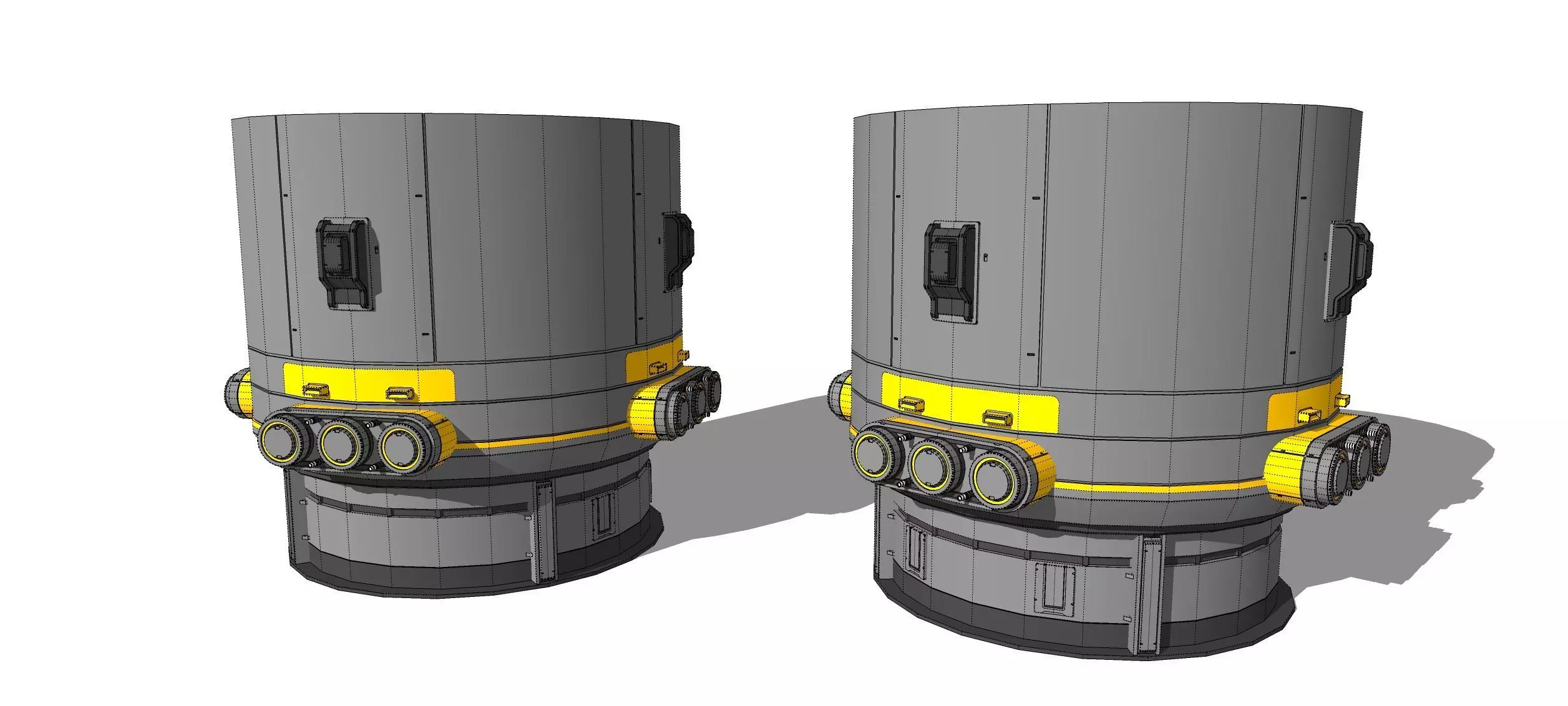 Sci-fi Architecture kitbash 55 3D model_18