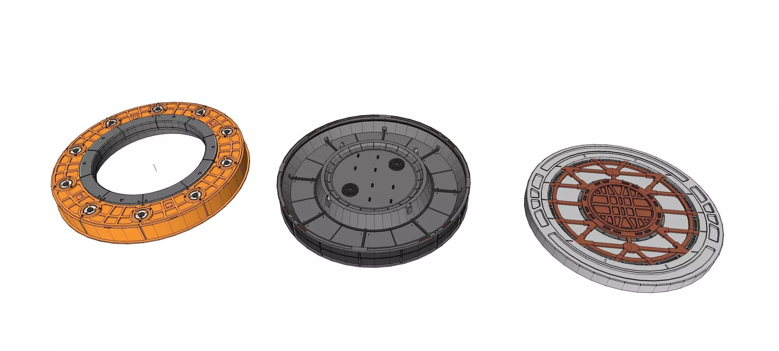 Sci-fi Architecture kitbash 55 3D model_23