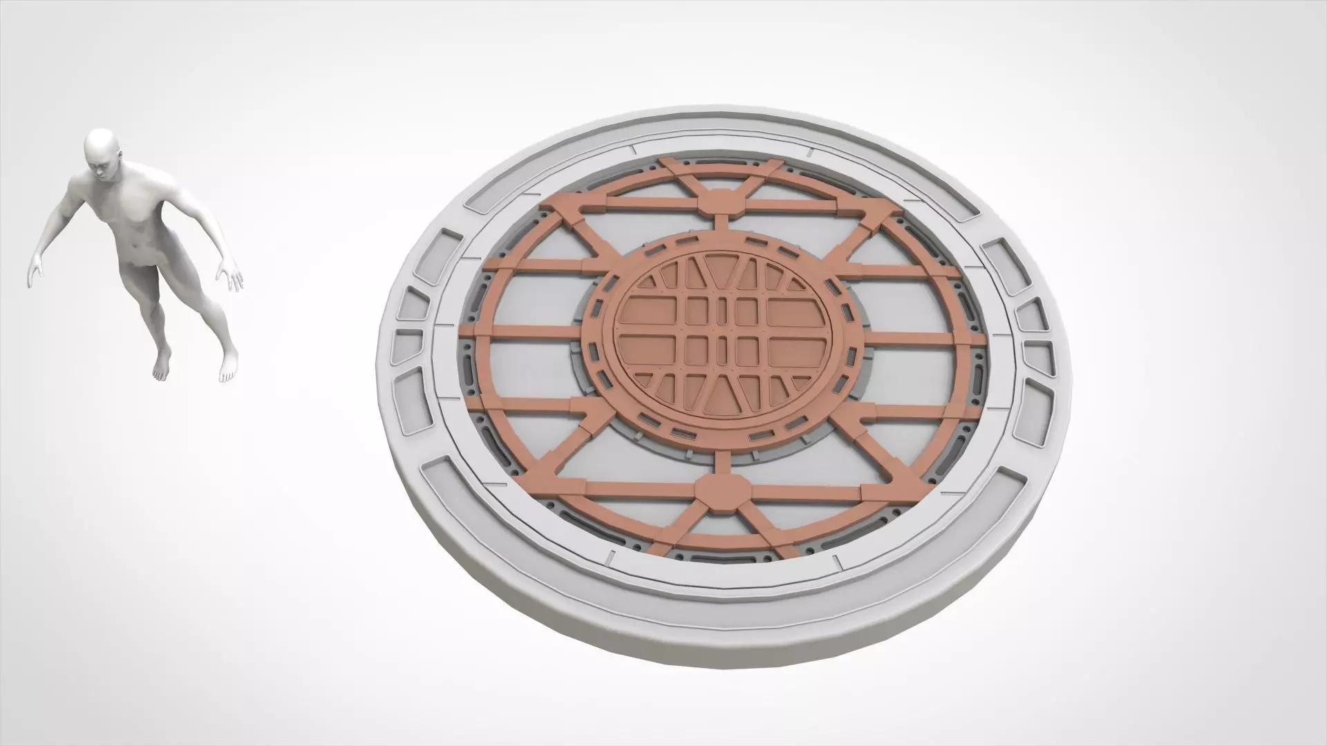 Sci-fi Architecture kitbash 55 3D model_11