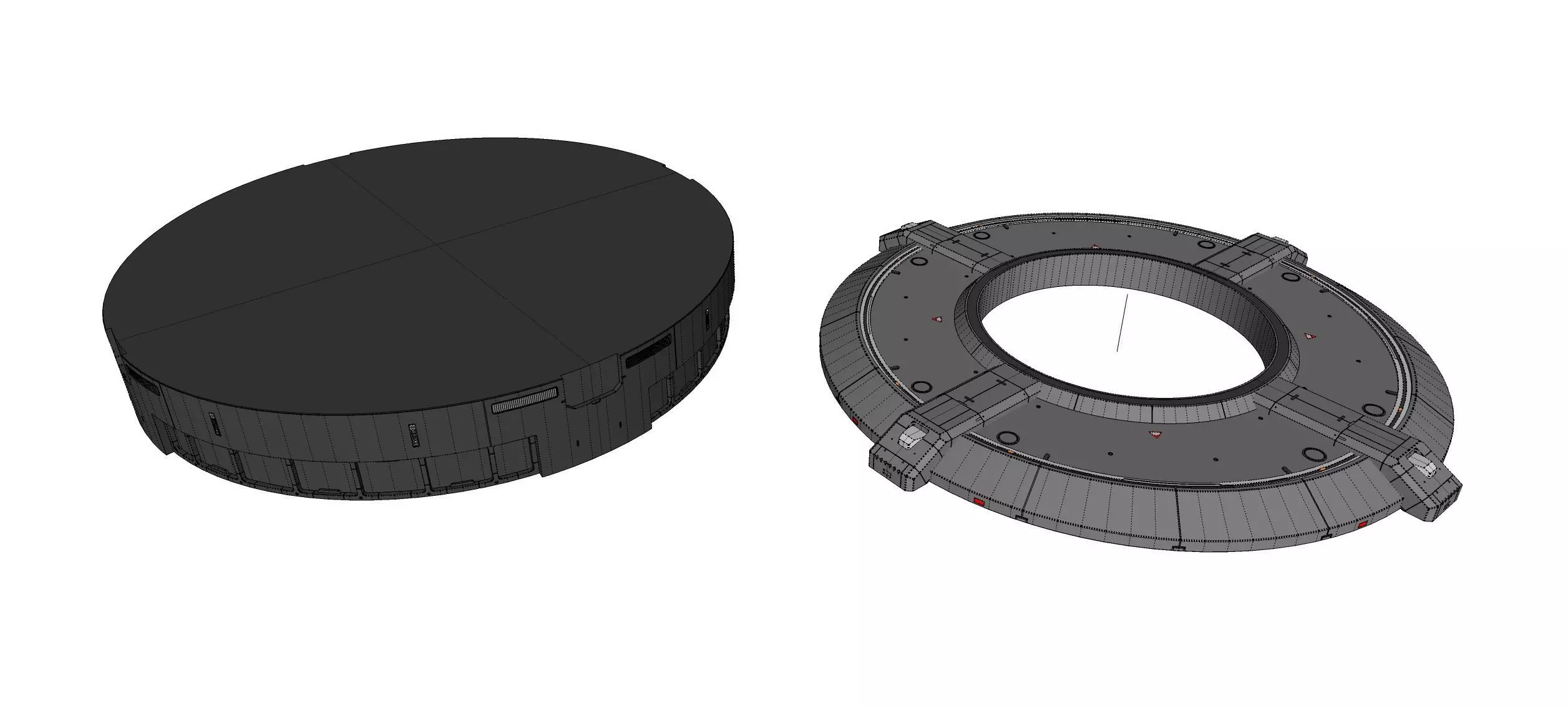 Sci-fi Architecture kitbash 55 3D model_24