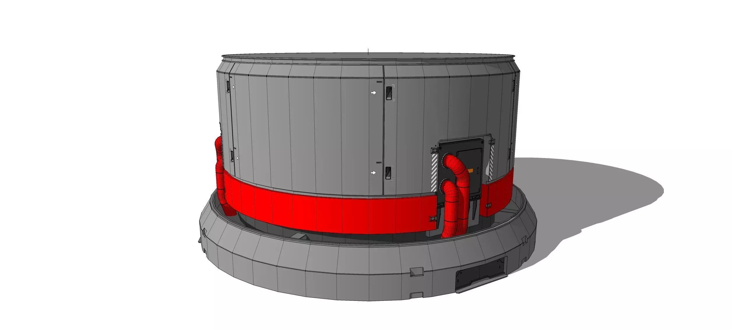 Sci-fi Architecture kitbash 55 3D model_20