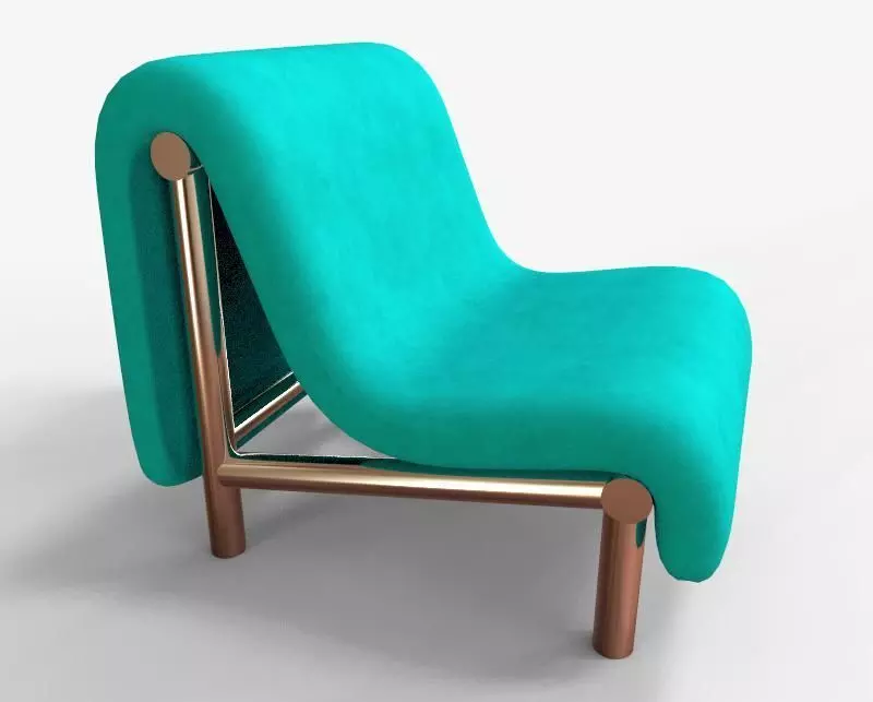 The Lounge Chair 3D model_0