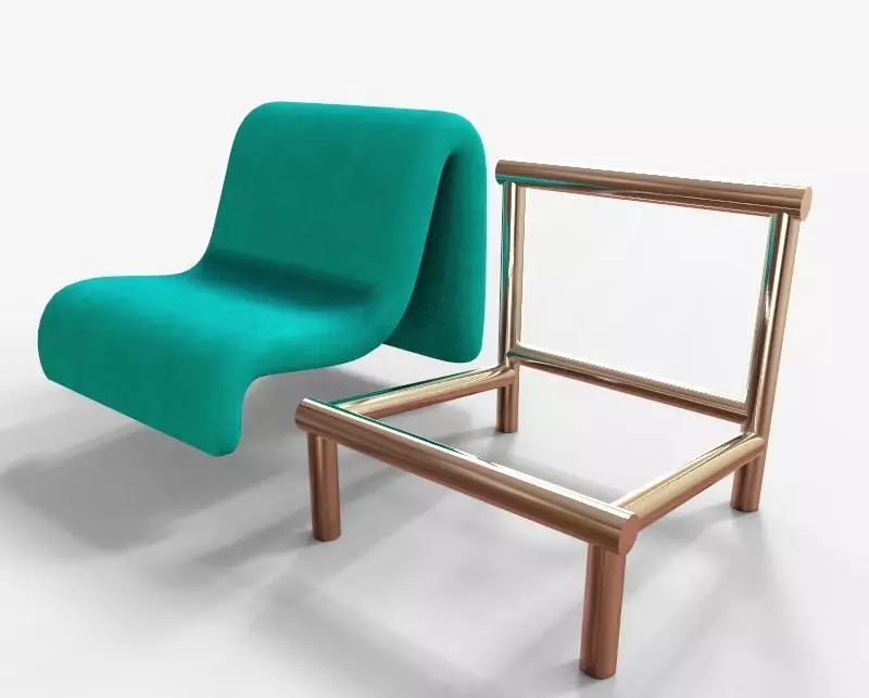 The Lounge Chair 3D model_5