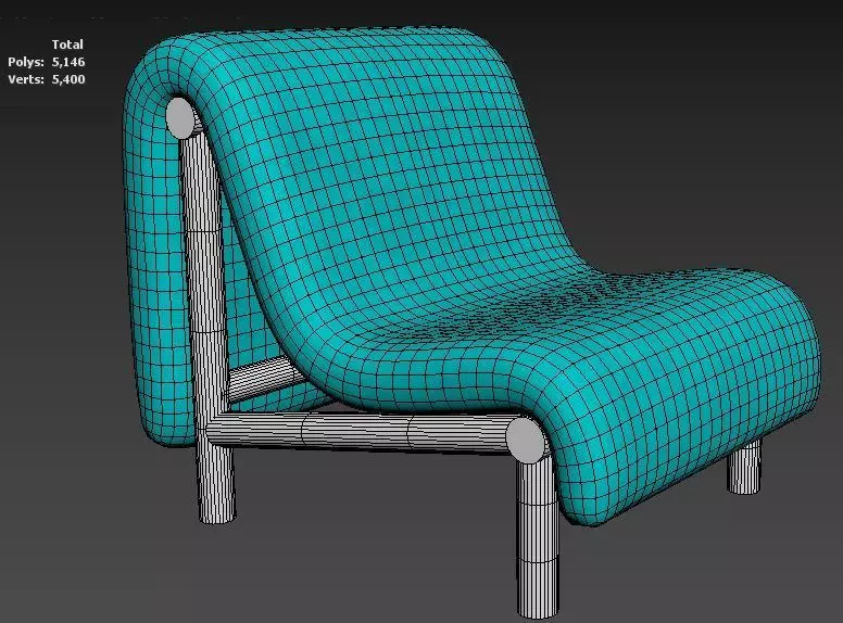 The Lounge Chair 3D model_6