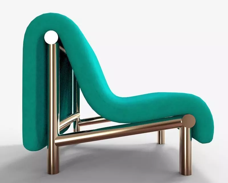 The Lounge Chair 3D model_2