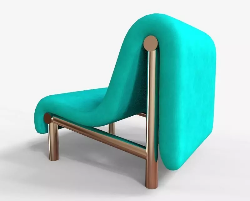 The Lounge Chair 3D model_4