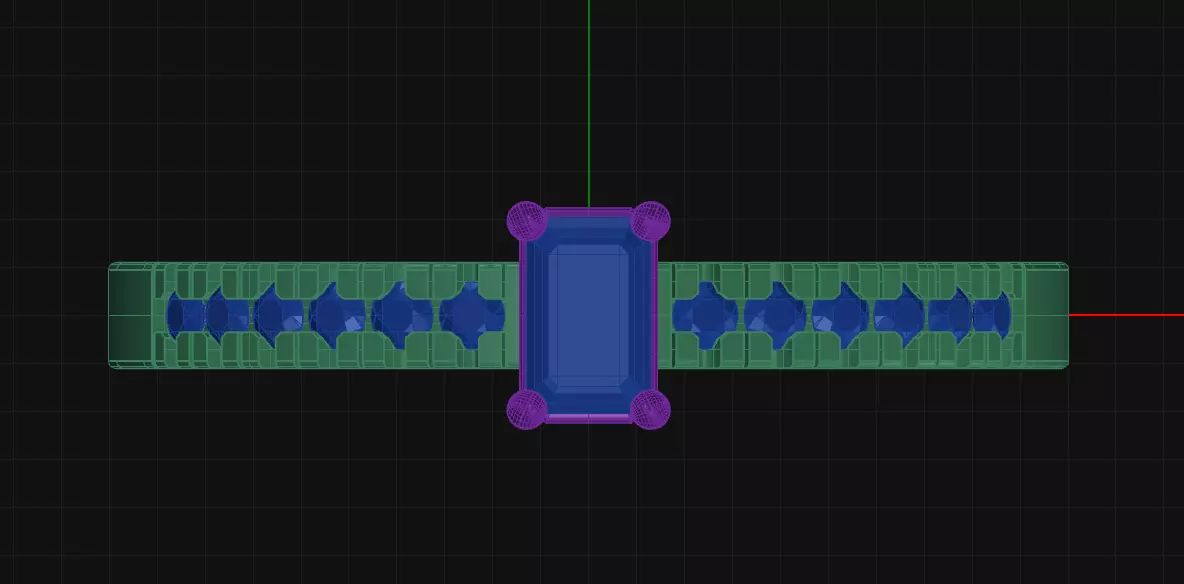 4 Prong Diamond Engagement Ring 3D print model_0