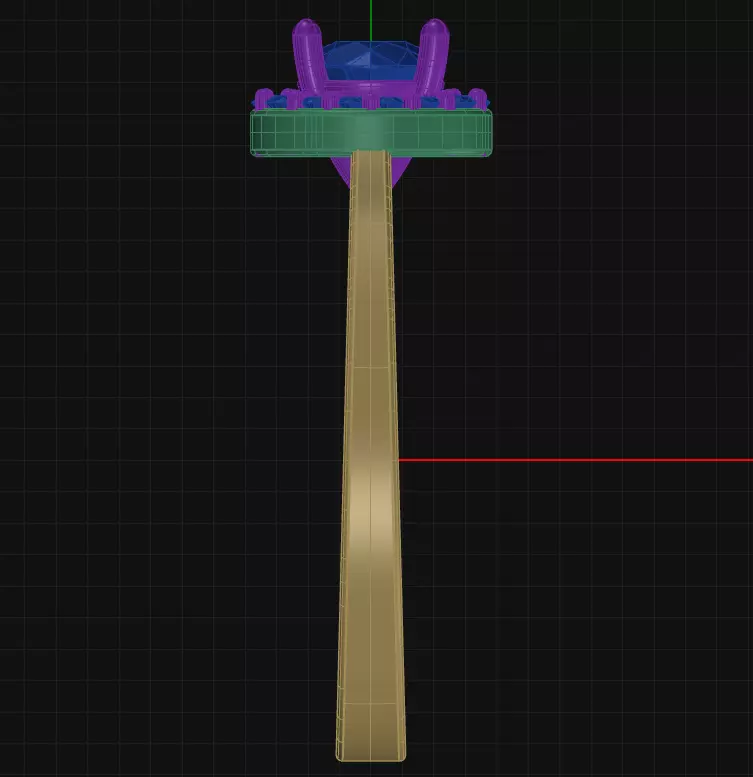 32 Prong Diamond Engagement Ring 3D print model_2