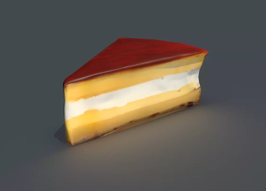 A piece of cake Free 3D model