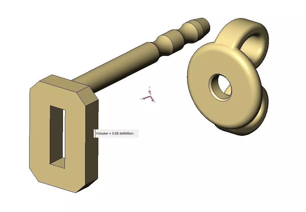 0 zero number varsity font stud earring 3D print model_14