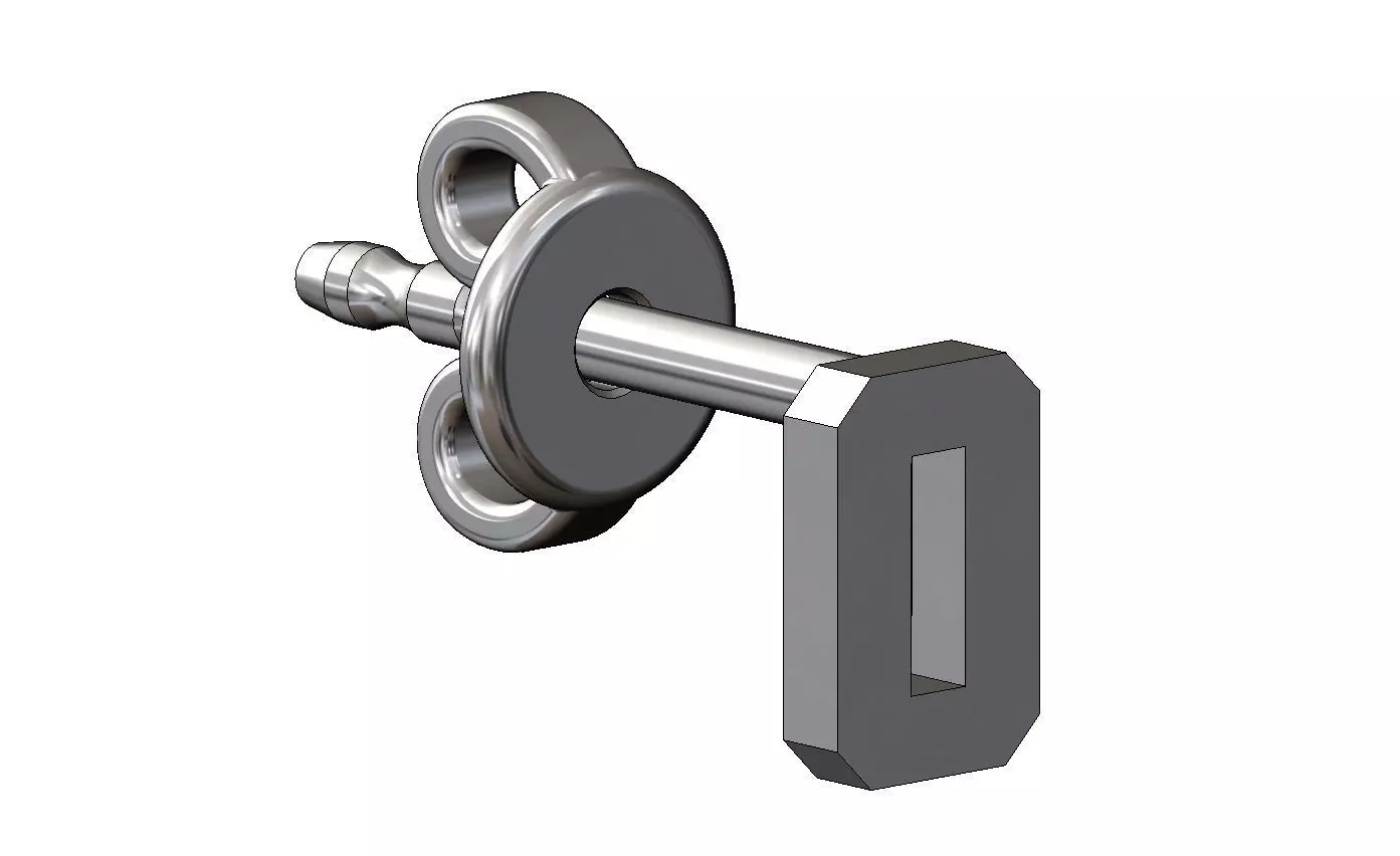 0 zero number varsity font stud earring 3D print model_9