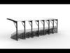 Stadium tribune 3D model_1
