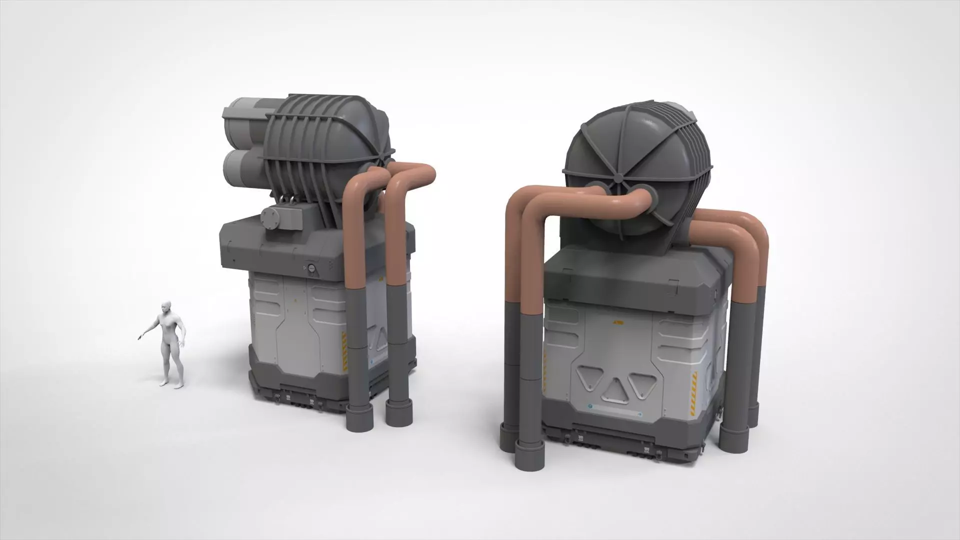 Sci-fi Architecture kitbash 56 3D model_15