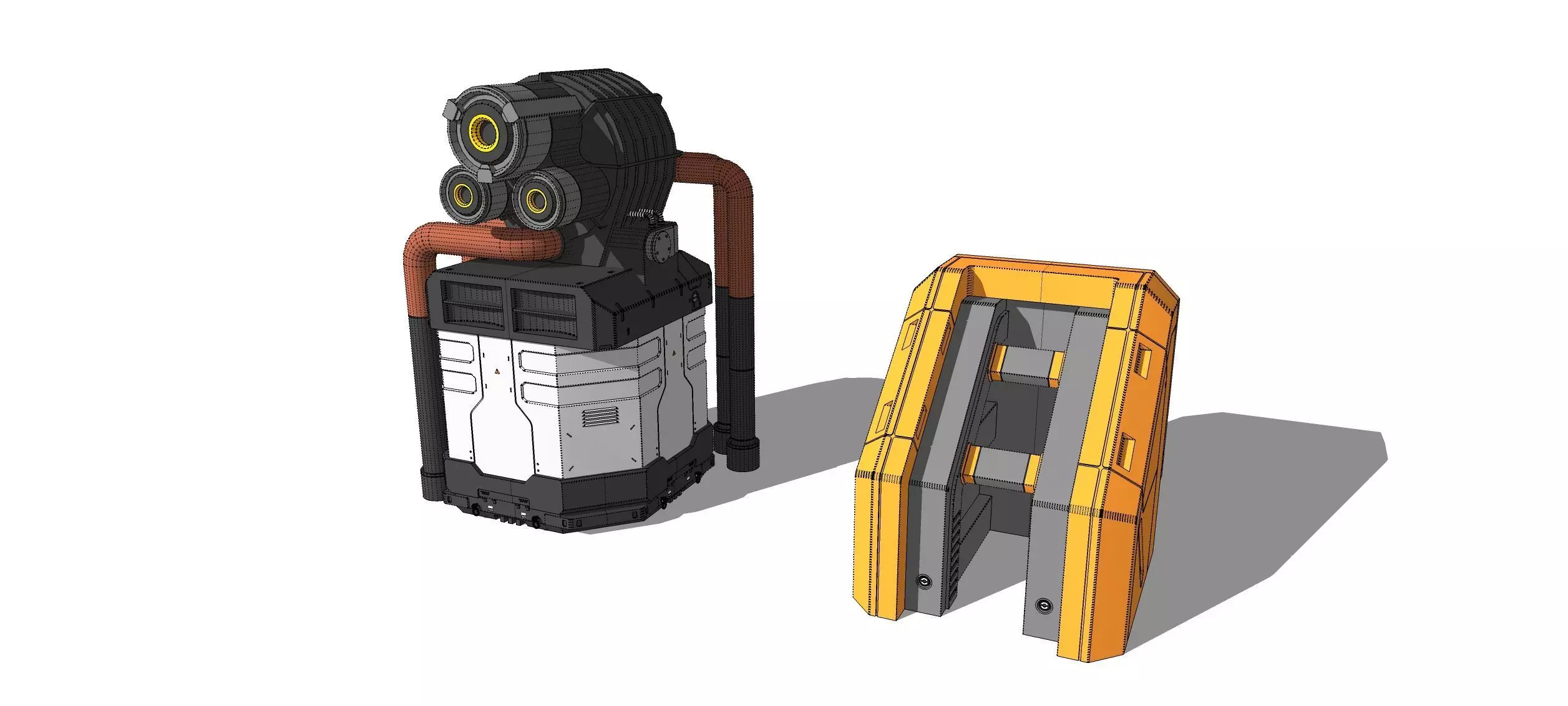 Sci-fi Architecture kitbash 56 3D model_28