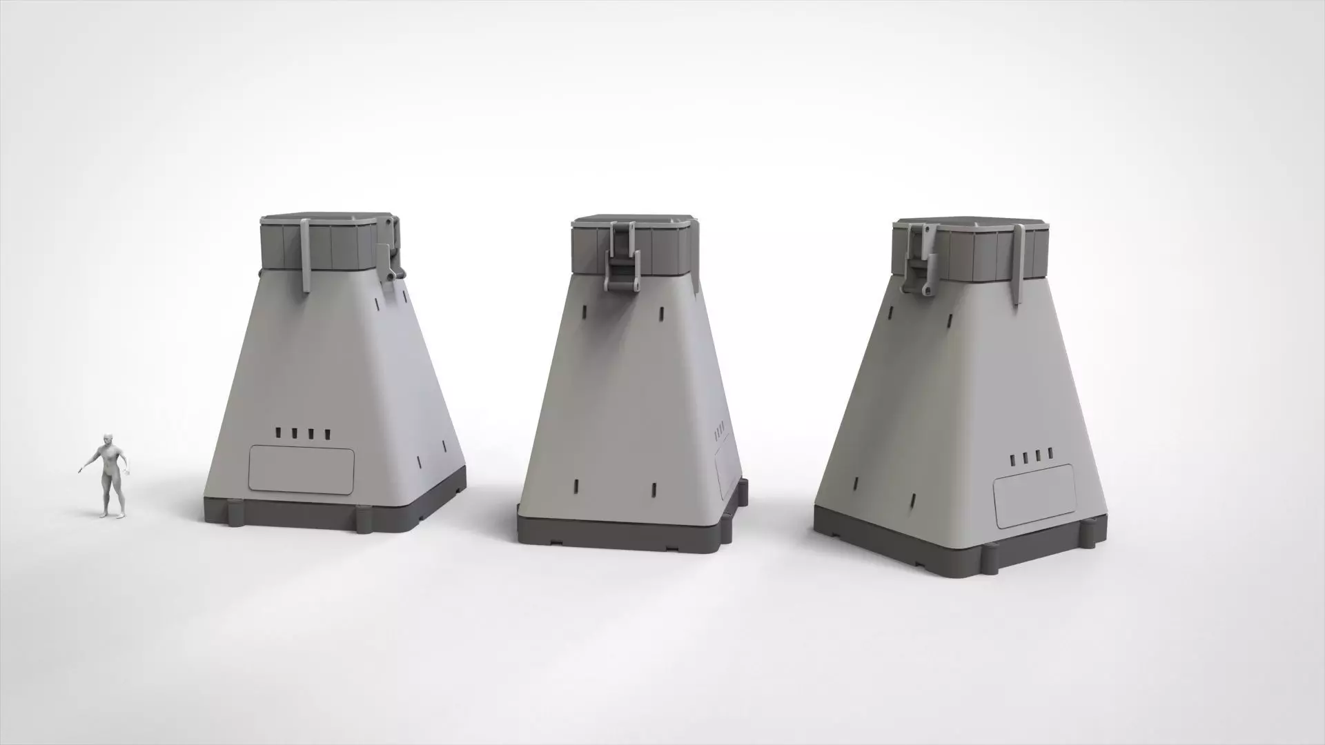 Sci-fi Architecture kitbash 56 3D model_20