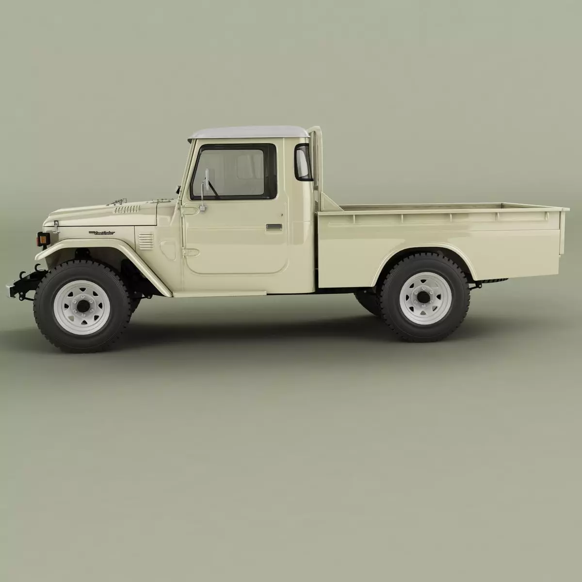 Toyota Land Cruiser FJ45 Pickup 3D model_1