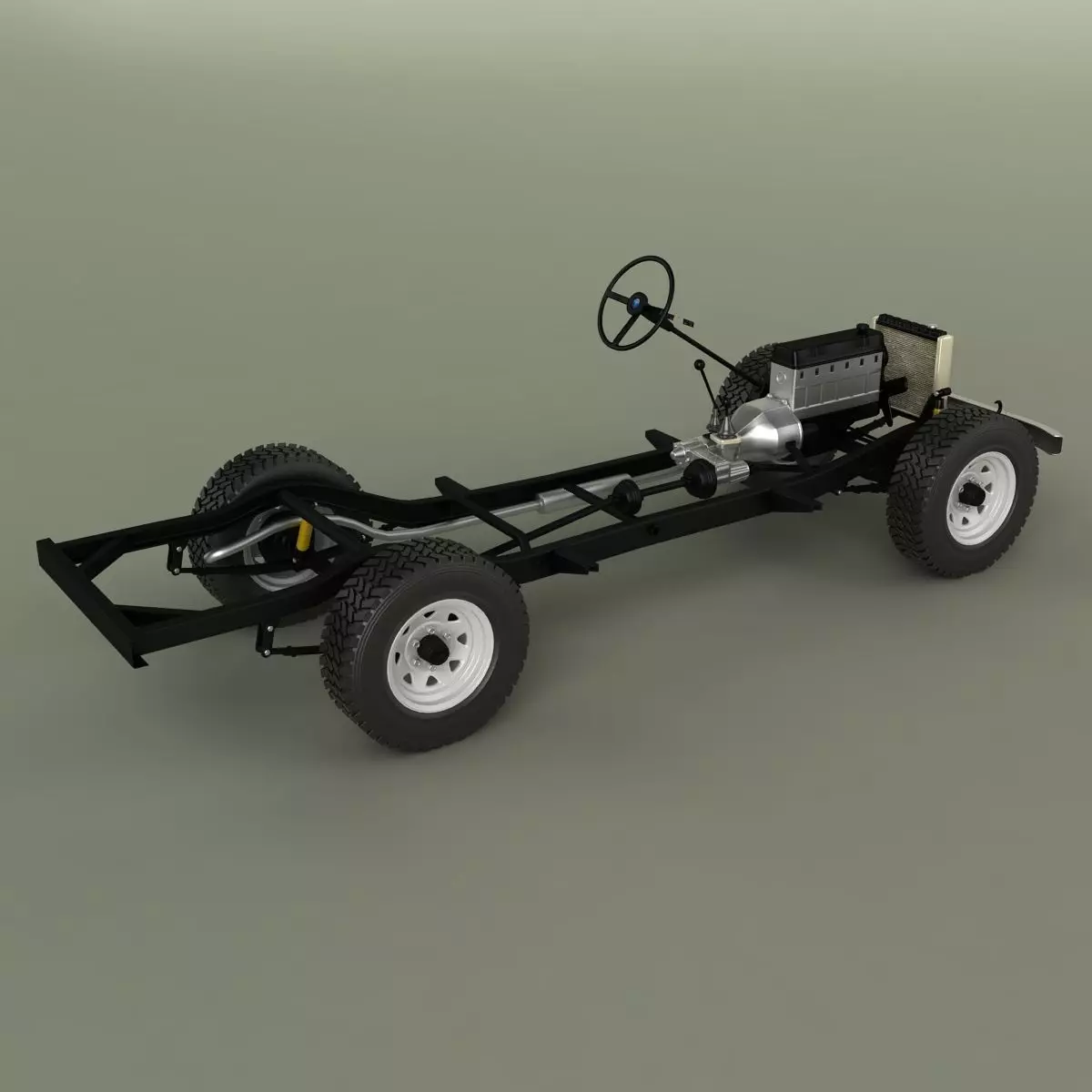 Toyota Land Cruiser FJ45 Pickup 3D model_14