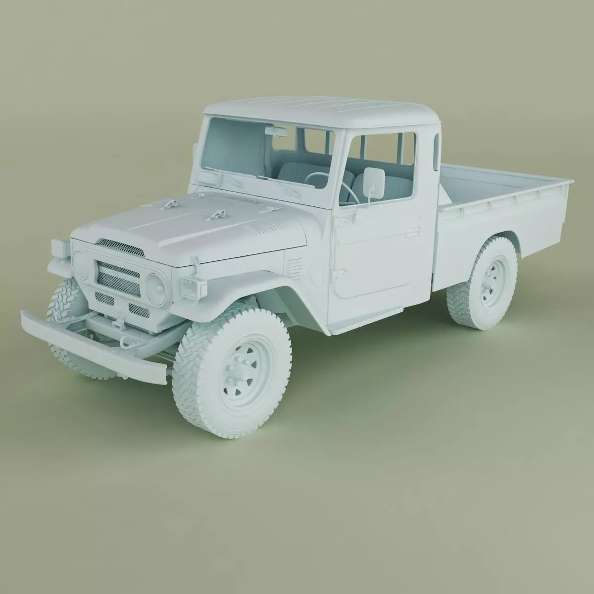 Toyota Land Cruiser FJ45 Pickup 3D model_17