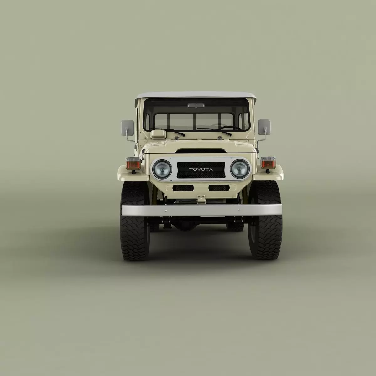 Toyota Land Cruiser FJ45 Pickup 3D model_4