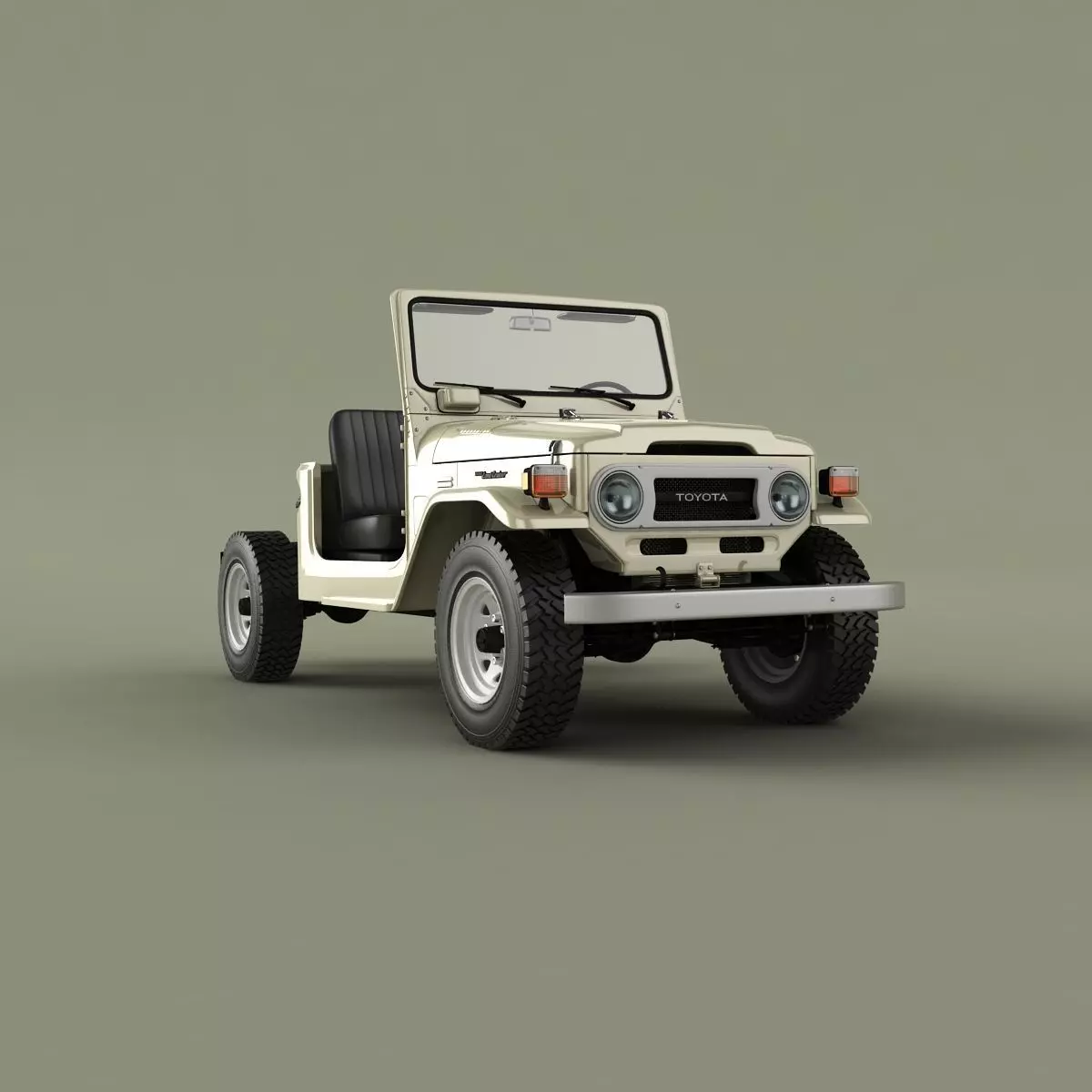 Toyota Land Cruiser FJ45 Pickup 3D model_11