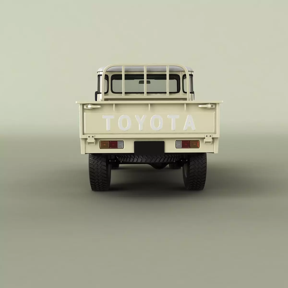 Toyota Land Cruiser FJ45 Pickup 3D model_3