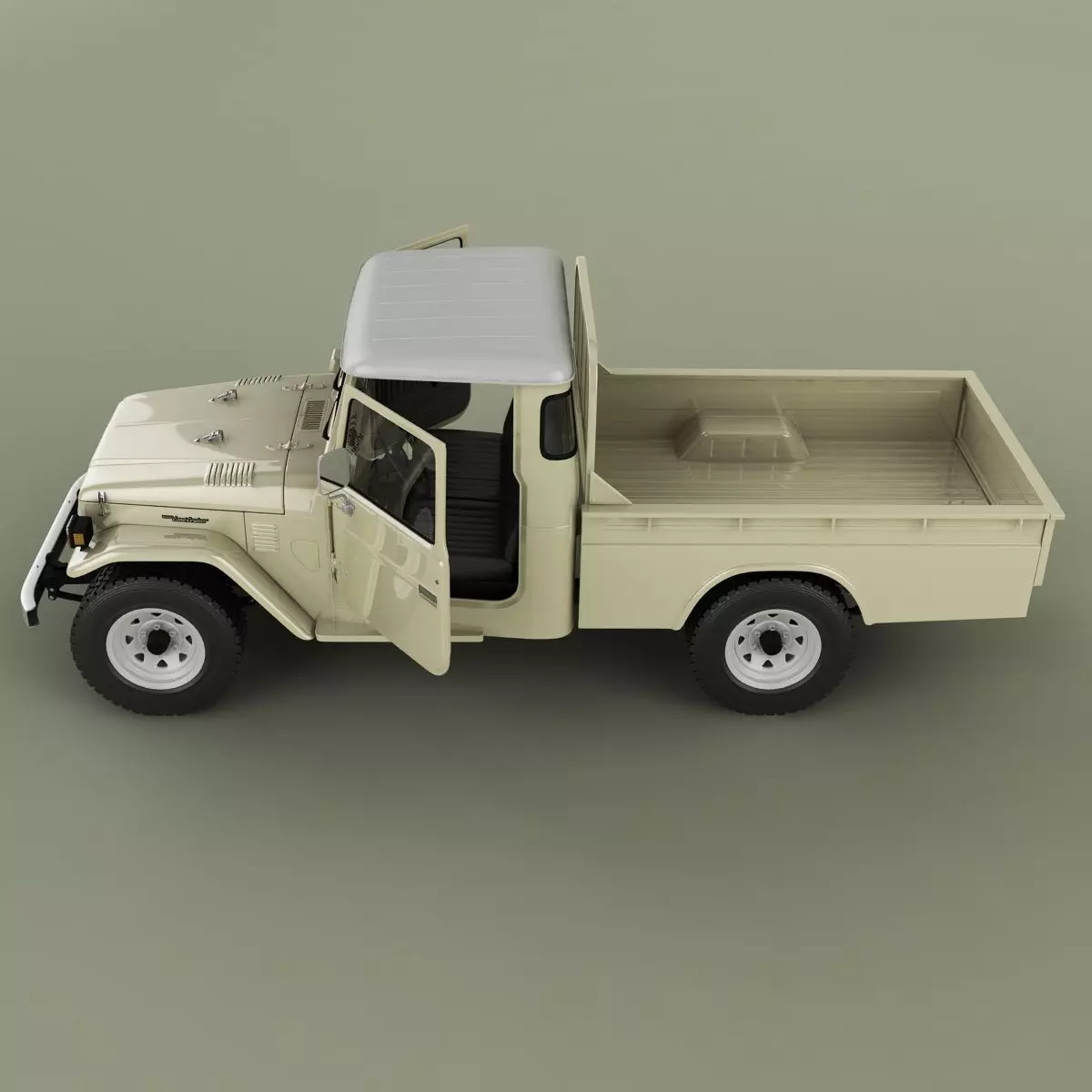 Toyota Land Cruiser FJ45 Pickup 3D model_6
