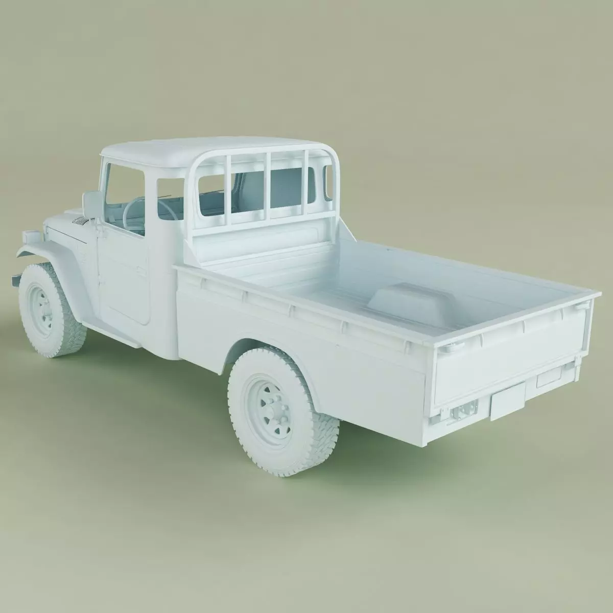 Toyota Land Cruiser FJ45 Pickup 3D model_16