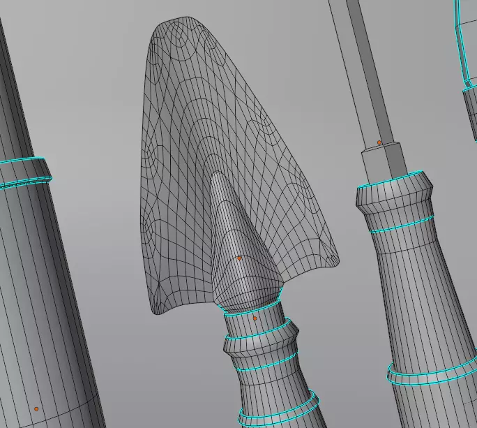 Blacksmiths PBR ToolKit - 7 High quality tools Low-poly 3D model_12