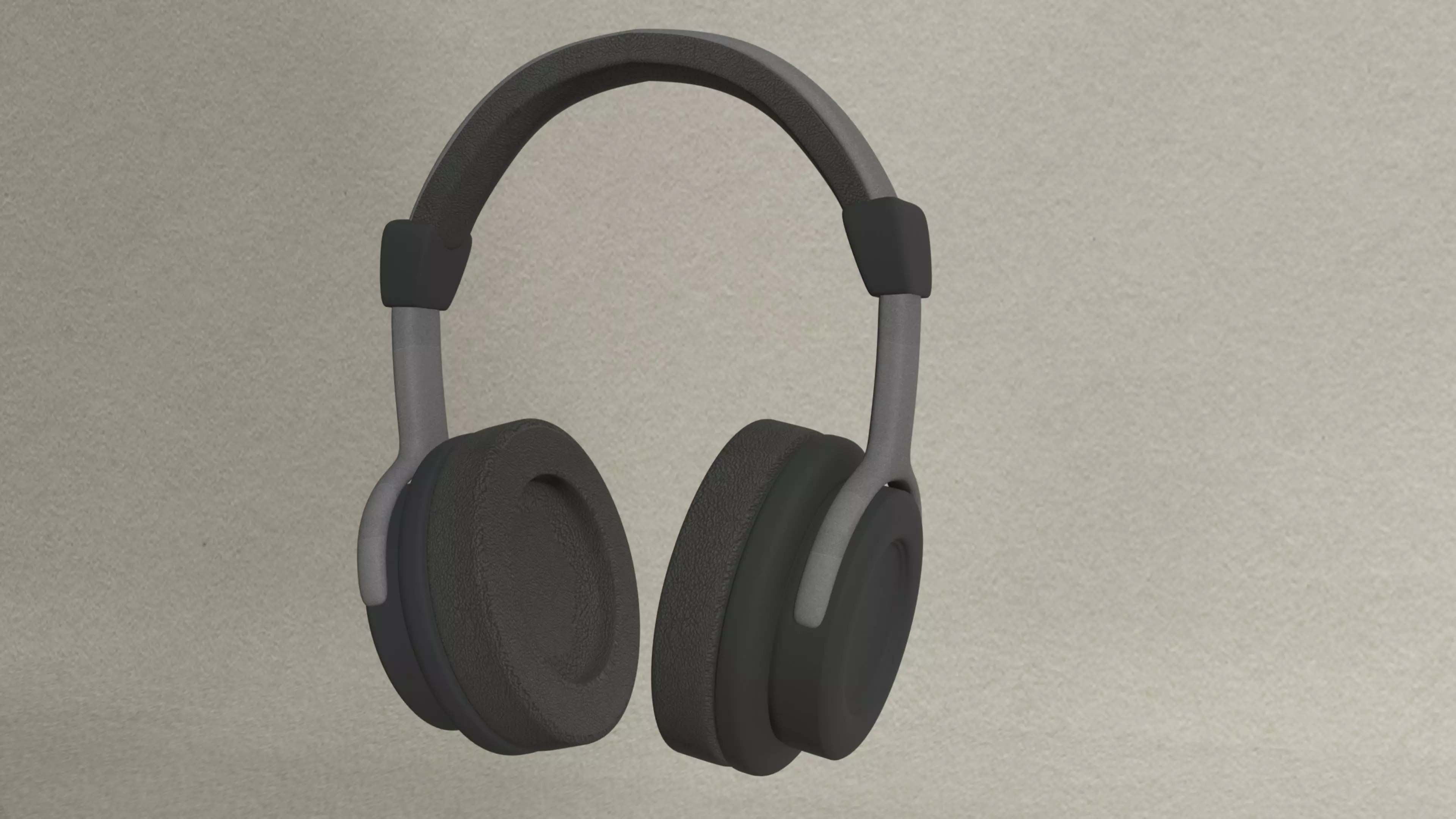 Realistic Headphone 3D Model 3D model_0