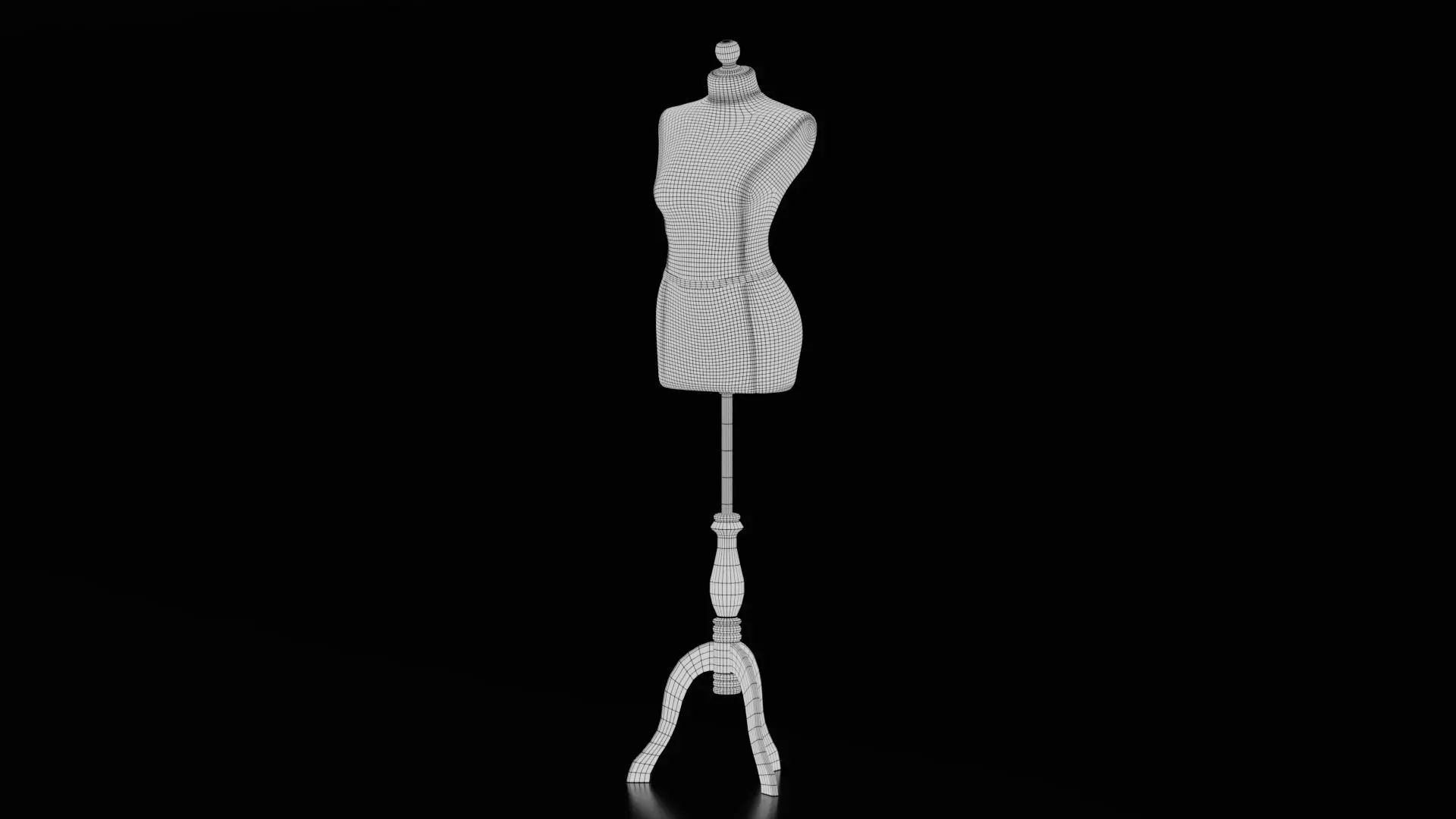 Mannequin Dress Form Collection 3D model_15