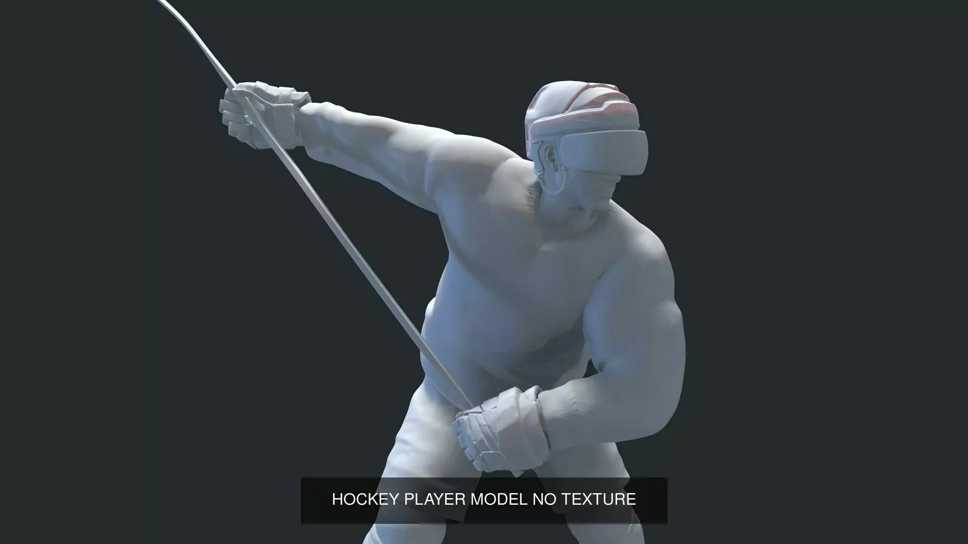 Collectible hockey players set 3D print model