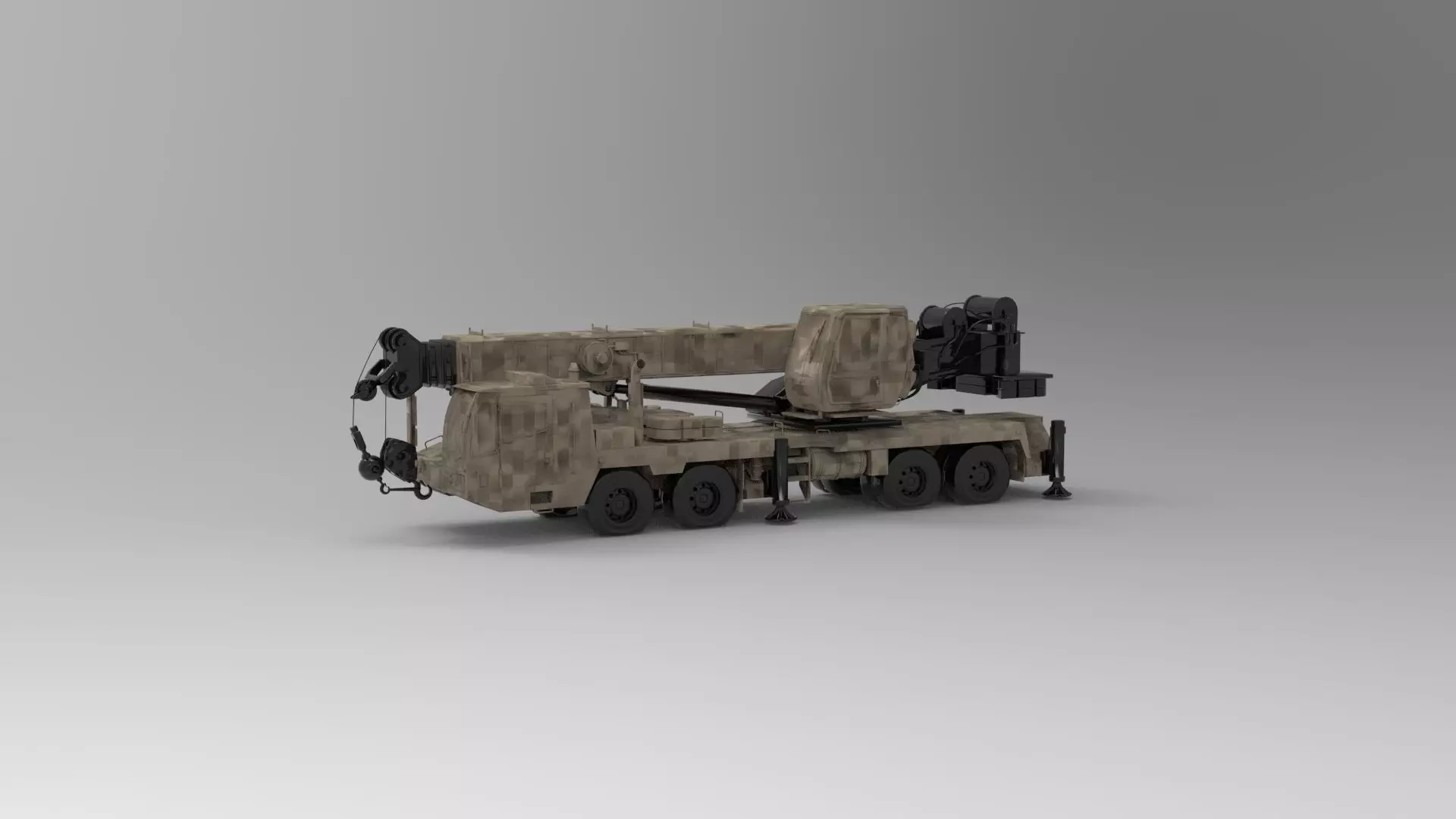 Crane Truck 3D print model