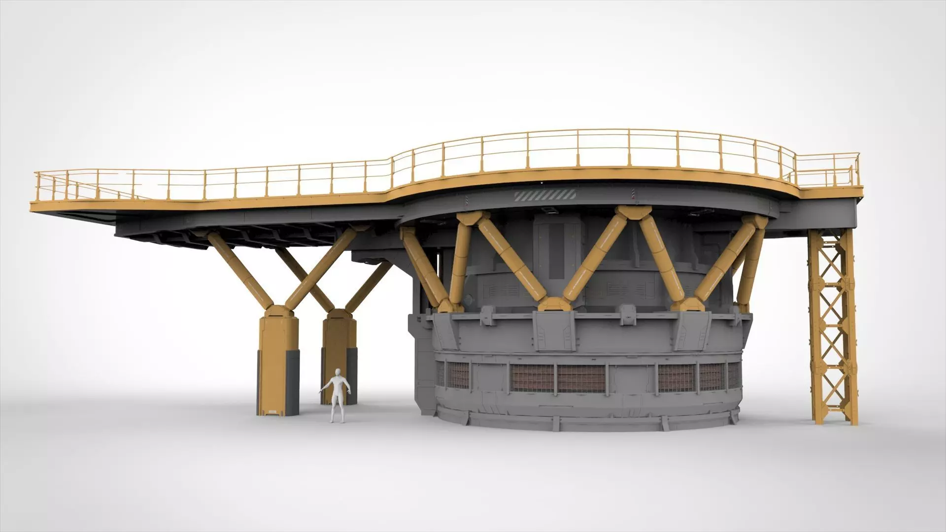 Sci-fi architecture 13 3D model_19