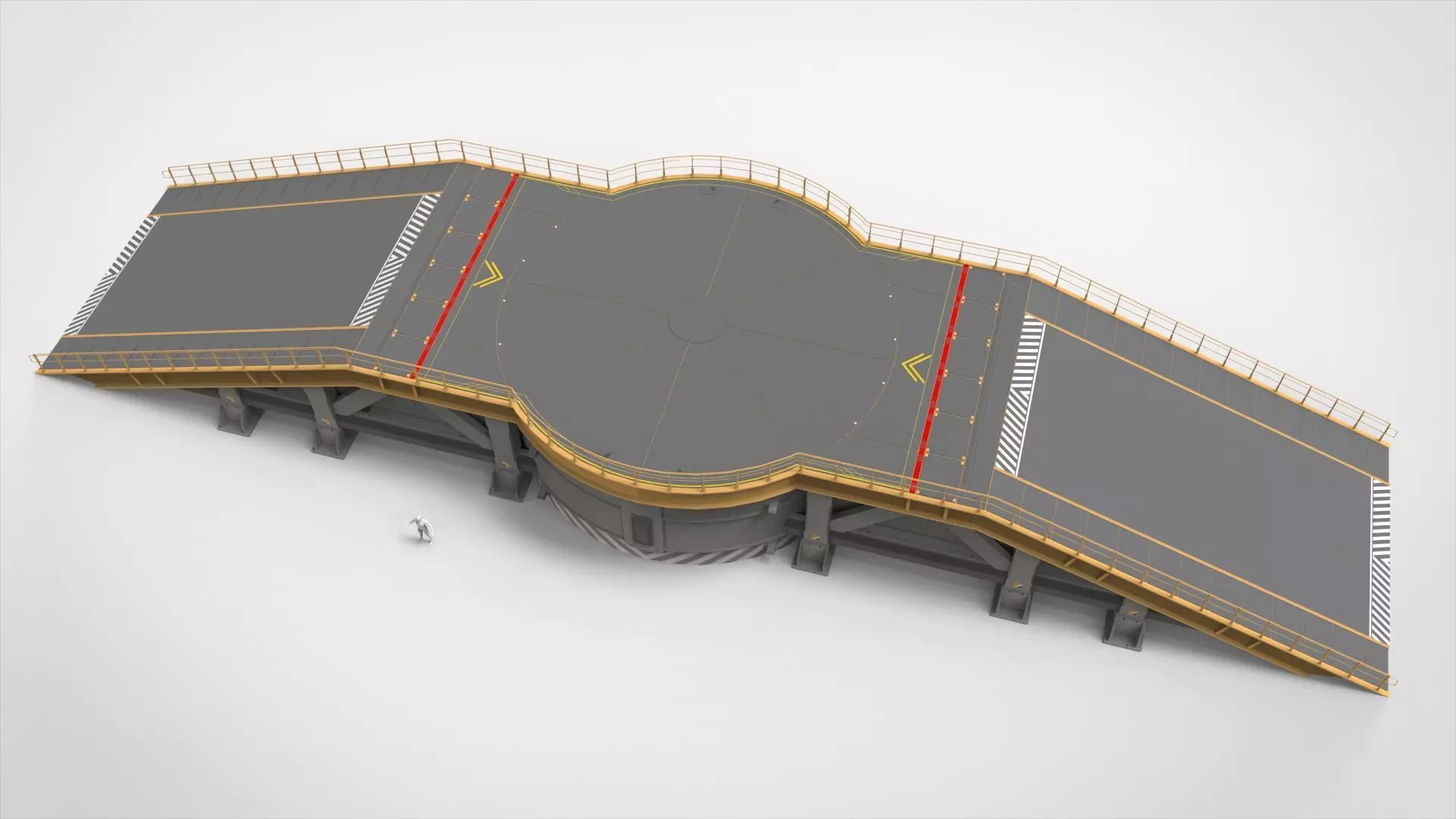 Sci-fi architecture 13 3D model_4