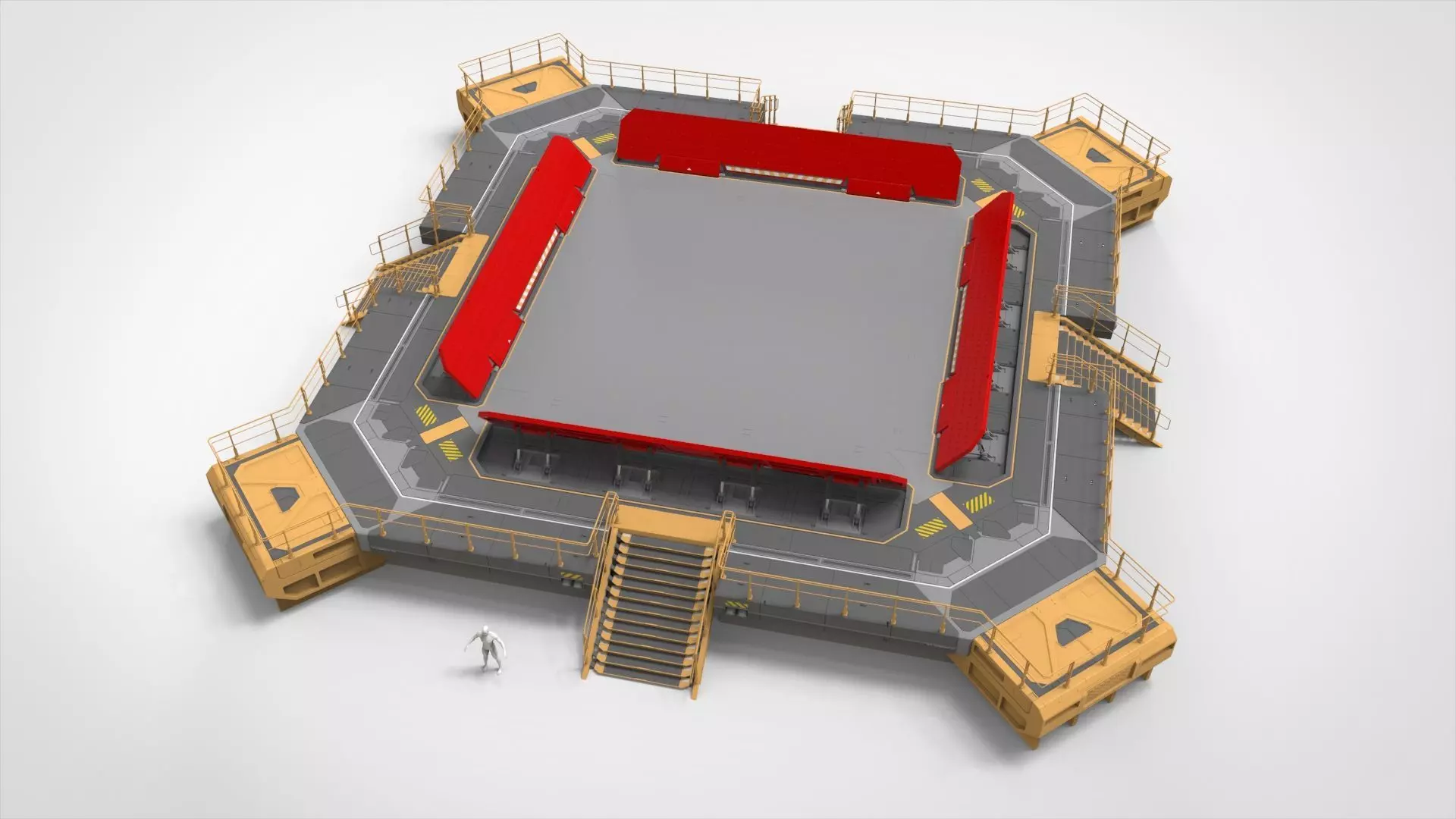 Sci-fi architecture 13 3D model_11