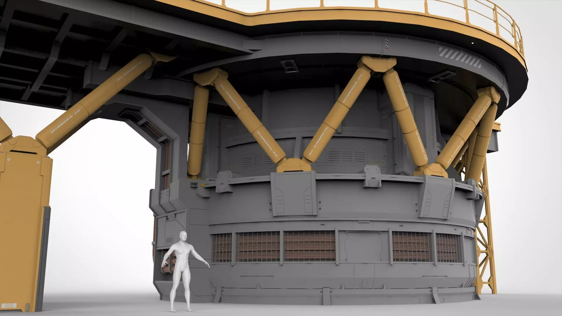 Sci-fi architecture 13 3D model_26